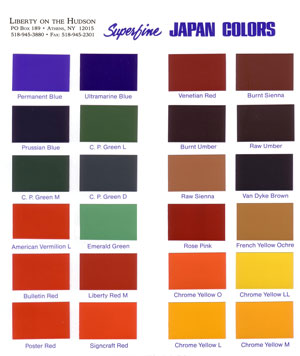Japan Color Chart